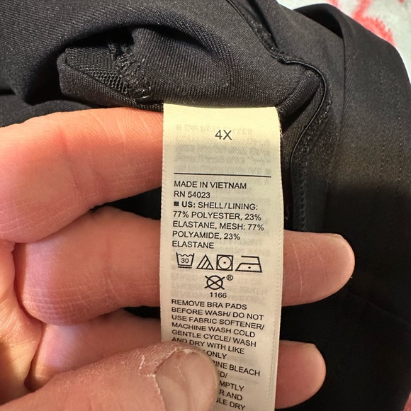 NWOT : Light Support PowerSoft Longline Sports Bra for Women size 4x - Picture 6 of 8